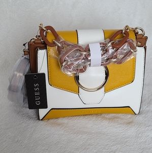 Gues belted small satchel crossbody bag